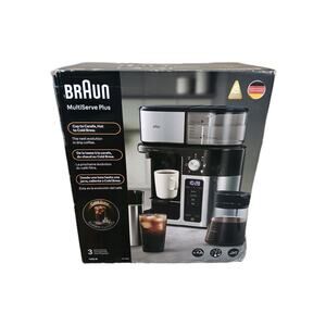 Braun MultiServe Plus 10-Cup Pod Free Drip Coffee Maker Hot To Cold KF9250